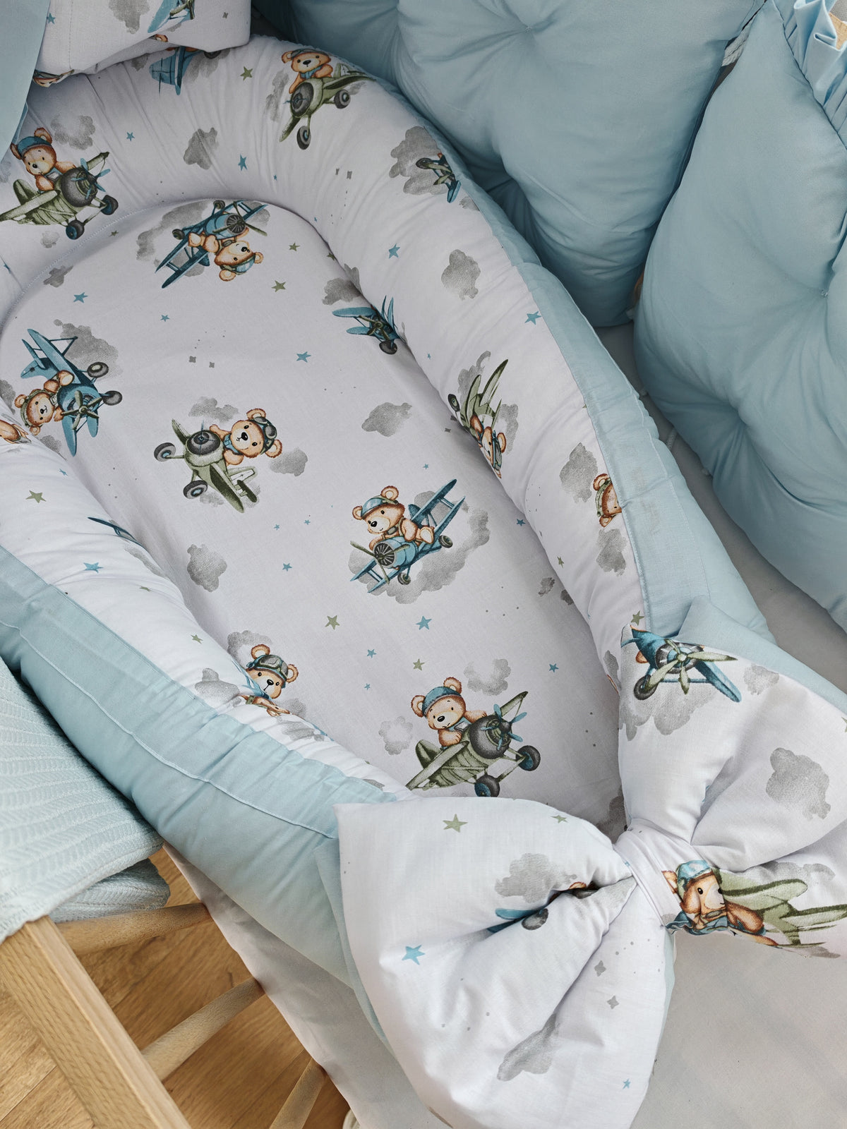 Set Svemirske životinjice, baby plava – fotografija 1