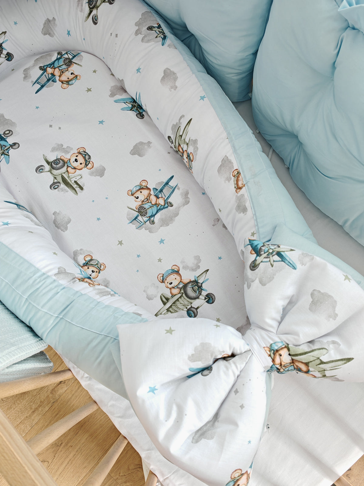 Set Svemirske životinjice, baby plava – fotografija 5