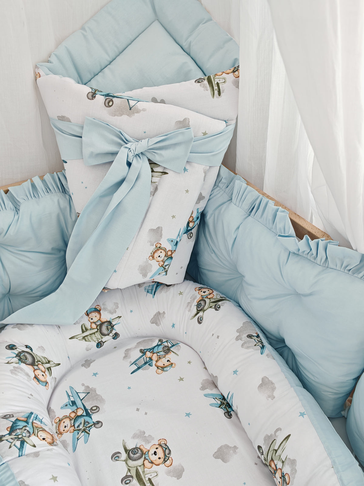 Set Svemirske životinjice, baby plava – fotografija 6