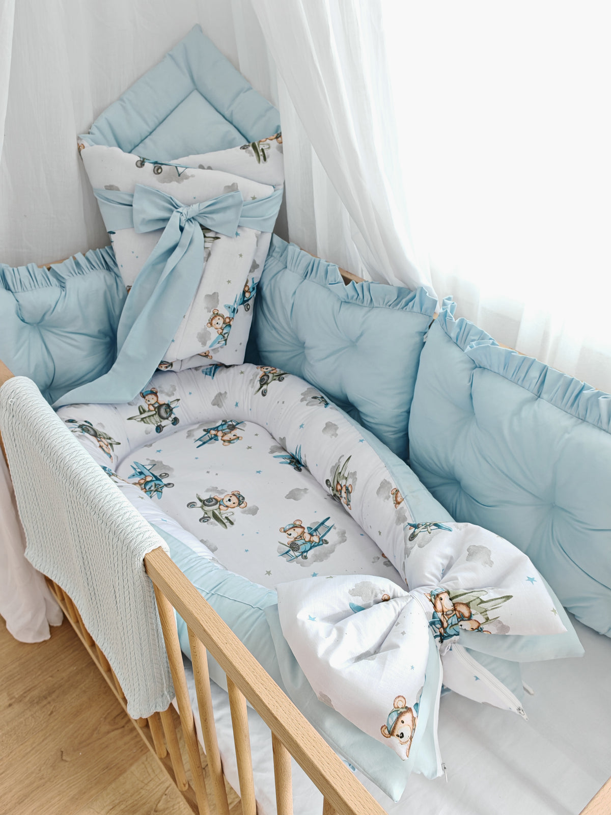 Set Svemirske životinjice, baby plava – fotografija 8